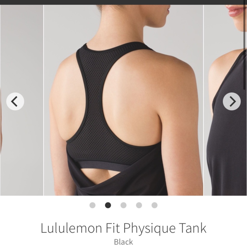 Lululemon fit physique tank with built in bra